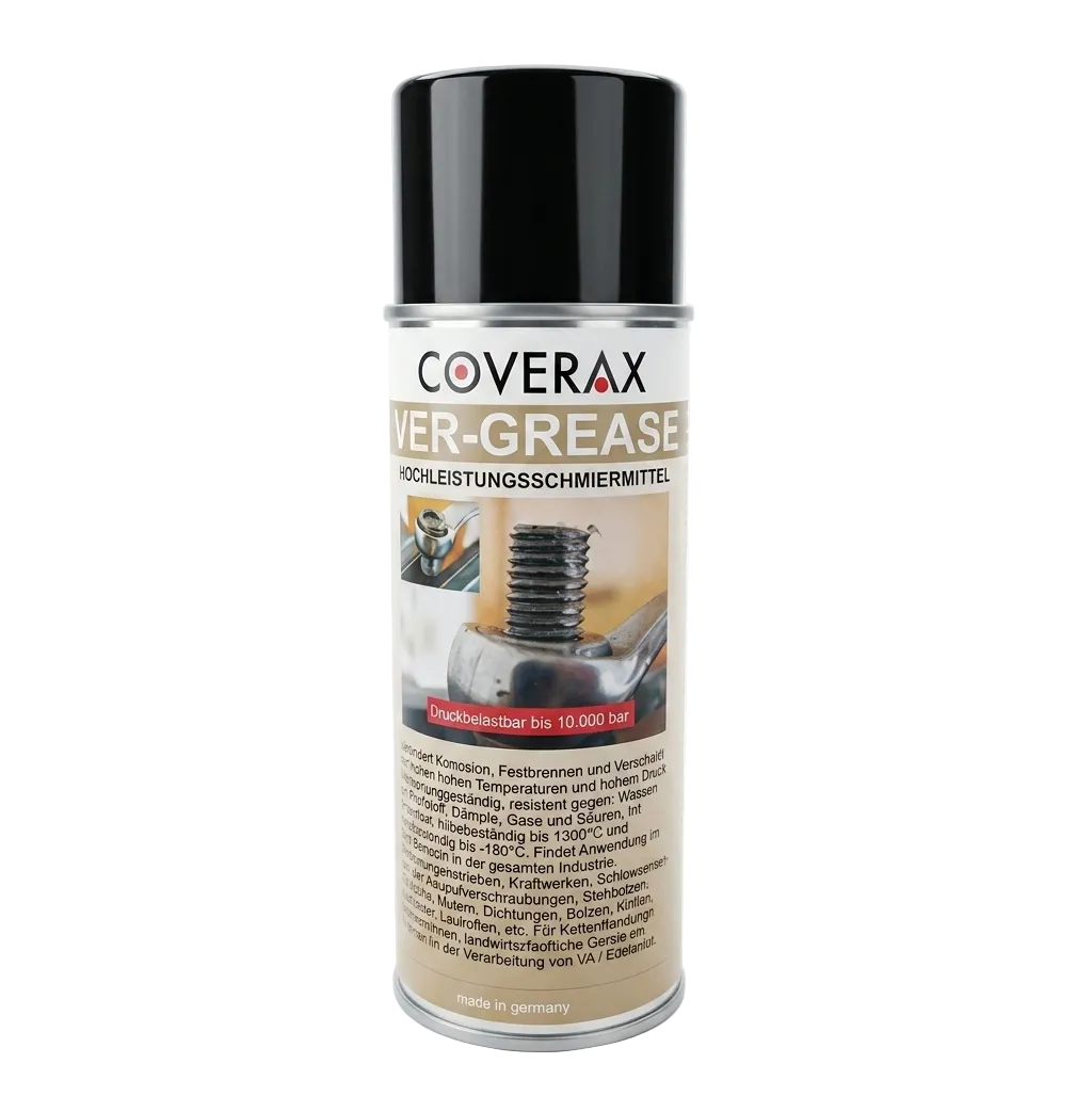 COVERAX COVER-GREASE-M Hochleistungsschmiermittel - Schmierstoffe & Wartungssprays - druckbelastbar bis 10.000 bar und hitzebeständig bis 1300°C